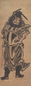 Shoki, el cazador de demonios, principios del siglo XVIII