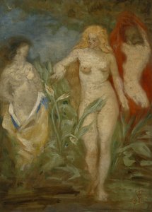 Chicas ninfa de Olaf Isaachsen