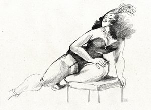 Glamour pin-up con curvas