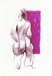 Forma femenina morada de Olga Skomorokhova
