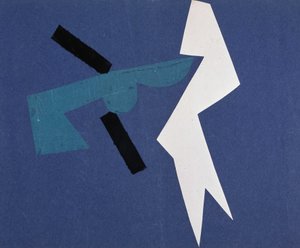 Guerra Universal: Obra de collage de Olga Rosanova, enero de 1916 de Olga Wladimirowna  Rosanowa