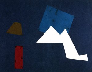 Guerra Universal: Obra de collage de Olga Rosanova, enero de 1916 de Olga Wladimirowna  Rosanowa