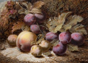 Naturaleza Muerta con Durazno y Ciruelas, 1916