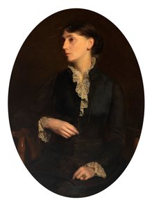 Retrato de Fidelia Bridges, s.f. de Oliver Ingraham Lay