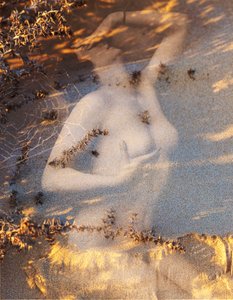 Nudo su sabbia, 2019 (digital mixed media)