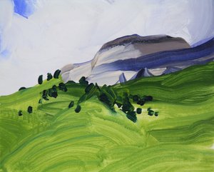 Leukerbad 9, 2012 (acrílico sobre lienzo)