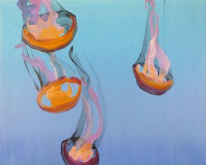 Méduses 13, 2013 (acrílico sobre lienzo)