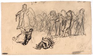 Dibujo de figuras de Oluf Hartmann