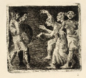 Macbeth y las brujas de Oluf Hartmann