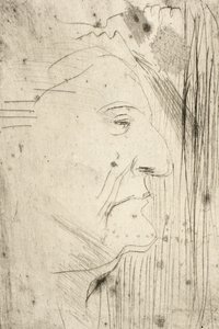 Retrato de la madre del artista de Oluf Hartmann