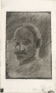 Retrato del pintor Henrik Schouboe de Oluf Hartmann