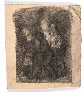 Boceto para "Diógenes" de Oluf Hartmann