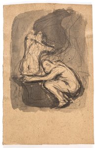 Estudio para "Dédalo e Ícaro" de Oluf Hartmann