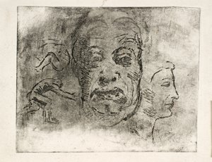 Hoja de estudio de Oluf Hartmann