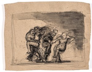 Jacob y el ángel de Oluf Hartmann