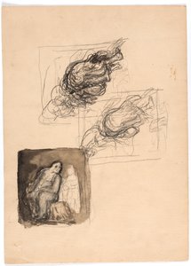 Tres estudios de composición de Oluf Hartmann