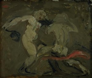 Dos brujas peleando de Oluf Hartmann