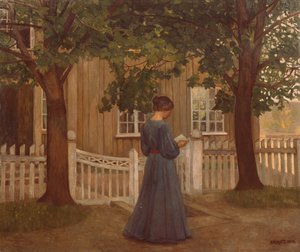Por la tarde (carta) de Oluf Wold Thorne