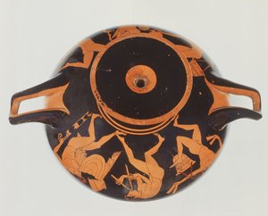 Kylix de figuras rojas ático, 500-450 a.C.
