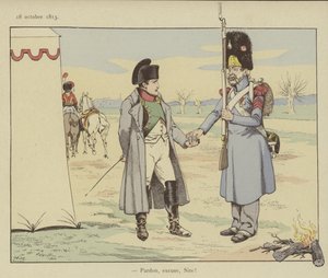 ¡Disculpe, señor!, 18 de octubre de 1813 de Onfray de Breville Job
