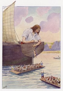 Ilustración para Los viajes de Gulliver de Onfray de Breville Job