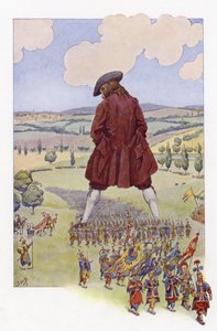 Ilustración para Los viajes de Gulliver