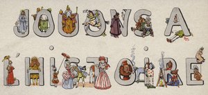 Jouons a LHistoire en letras ilustradas de Onfray de Breville Job