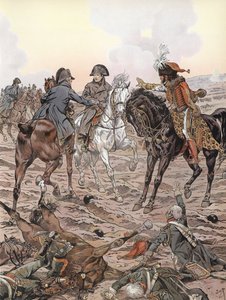 Napoleón durante la Batalla de Austerlitz de Onfray de Breville Job