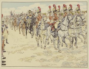 El ejército francés entrando en Berlín, 27 de octubre de 1806 de Onfray de Breville Job