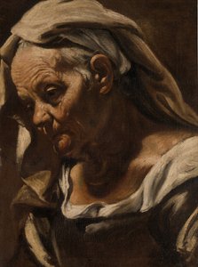 Cabeza de una Anciana, después de 1610. de Orazio Borgianni