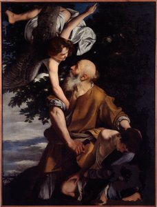 Atadura de Isaac de Orazio Gentileschi