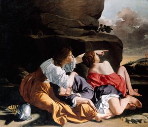 Lot y sus hijas de Orazio Gentileschi