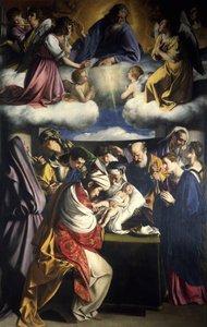 La circuncisión de Cristo, 1607 de Orazio Gentileschi