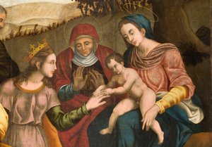 Matrimonio de Santa Catalina, detalle