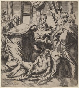 El Descendimiento de la Cruz de Orazio de Santis after Pompeo Cesura