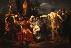 Dmitry Donskoy en el campo de los agachadizos, 1805 de Orest Adamovich Kiprensky