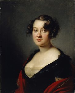Retrato de la princesa Yelena Mikhaylovna Galitzine 1776-1856, 1815 de Orest Adamovich Kiprensky