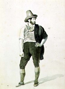 El joven italiano, c.1834 de Orest Adamovich Kiprensky