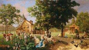 El Hameau de María Antonieta en Versalles de Oreste Cortazzo