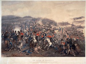 La batalla de Balaclava el 25 de octubre de 1854
