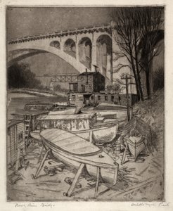 Puente del río rocoso de Orville Houghton Peets