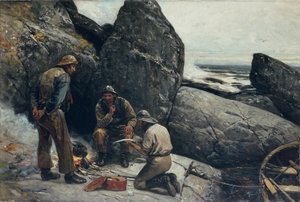 Pescadoras de Oscar Arnold Wergeland
