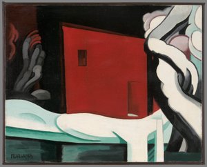 nieve y brillo de Oscar Bluemner