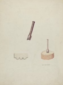 Plinker y bloque de madera de Oscar Bluhme