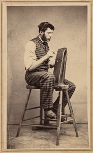Retrato de un marroquinero,c. 1864 (foto) de Oscar C. Barnes