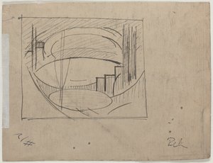 Estudio para "Soho" (verso)