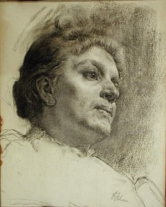 Cabeza de una mujer