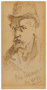 Autorretrato de Oscar Florianus Bluemner