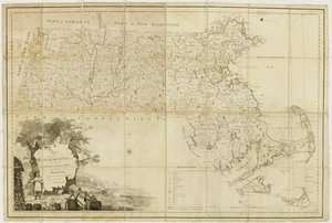 Mapa de Massachusetts propiamente dicho: compilado a partir de encuestas reales realizadas por orden del Tribunal General y bajo la inspección de agentes de su nombramiento, 1802 de Osgood Carleton