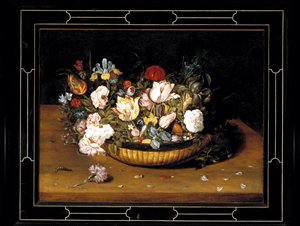 Cesta de flores, c.1615 de Osias the Elder Beert
